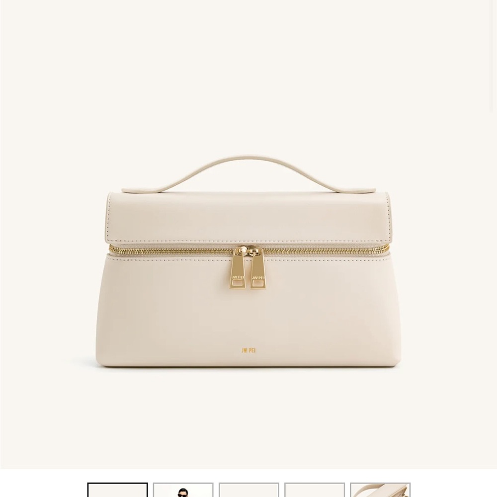 JW PEI Cream Crossbody Bag